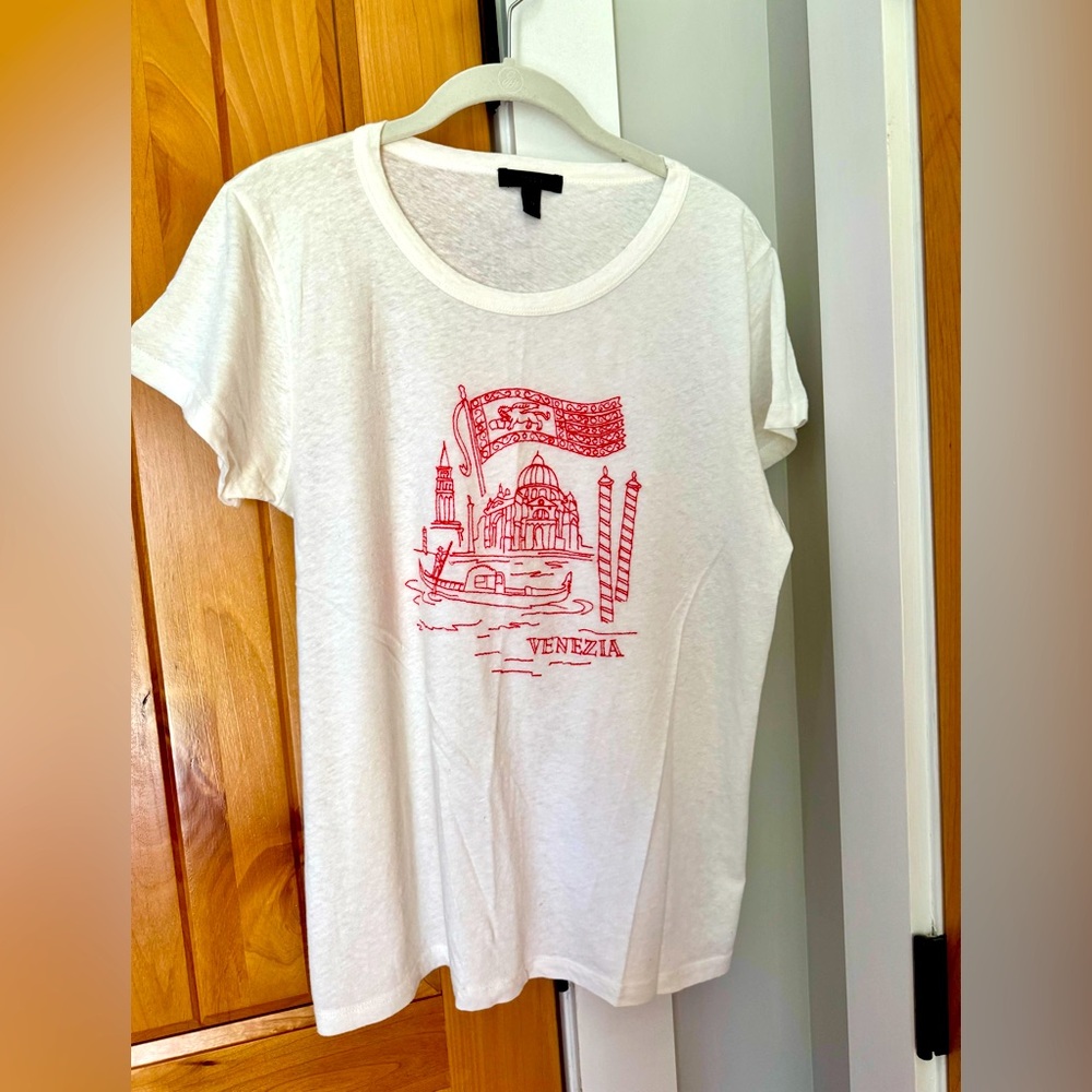 J crew graphic tee shirt lightweight